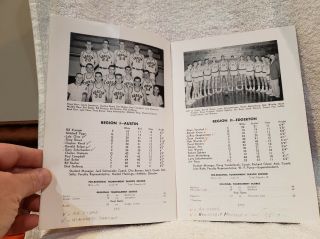 VINTAGE 1960 Minnesota State High School Basketball Tourney Program,  Edgerton 3