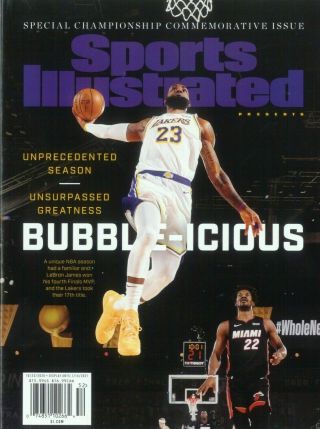 Sports Illustrated 2020 Lebron James Lakers Special Championship Commemorative
