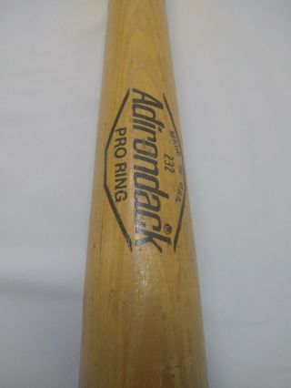 Jim Rice Model 232 Vintage Adirondack Pro Ring Wood Baseball Bat 35 
