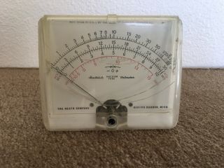 Vintage Panel Meter From Heathkit Model V - 5 Vtvm,