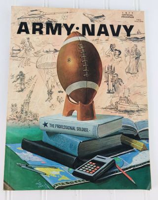 1977 Army Navy Football Program From The Game F - 14 Ticket Stubs