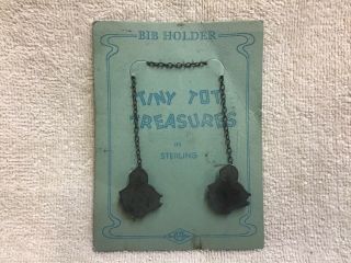 Vintage Tiny Tot Treasures Baby Bib Holder Card