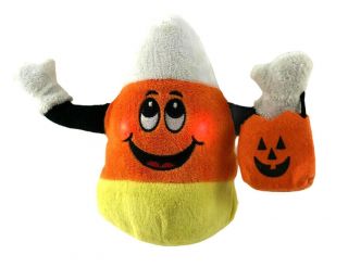 Rare Vintage Dan Dee Candy Corn Plush Animated Musical Singing I Want Candy Toy