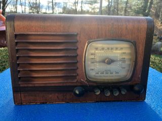 Emerson Wooden Vintage Antique Tube Radio - Parts