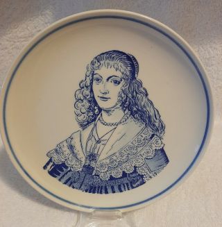 Vintage Delft Blauw Royal G Hand Painted Wall Plate 16.  5cm In Diameter Holland