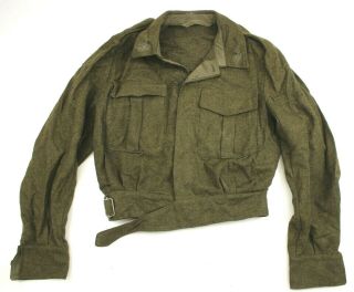 Vintage 1960 Dated Dutch Army British Ww2 Style Battledress Blouse Jacket (auc)