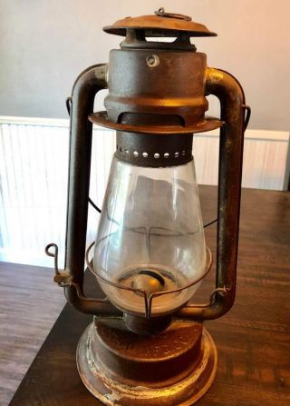 Antique Vintage C.  T.  Ham Mfg Co Lantern No.  2 Primitive