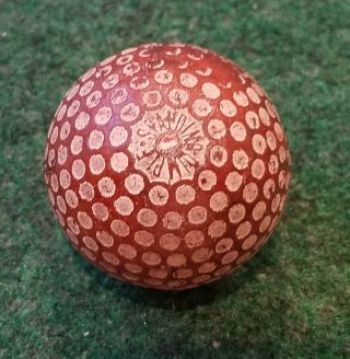 Antique Collectible Spalding Dimple Golf Ball - Circa 1913