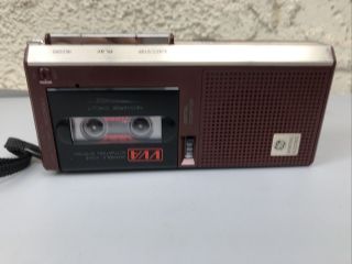 Vintage Ge General Electric Vva Micro - Cassette Recorder 3 - 5328a