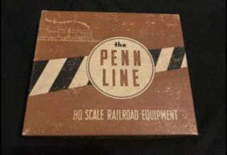 Antique Penn Line Ho Scale Metal Steam Locomotive Kit