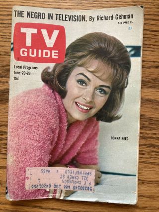 W England June 1964 Tv Guide Donna Reed Negro In Television Clint Walker