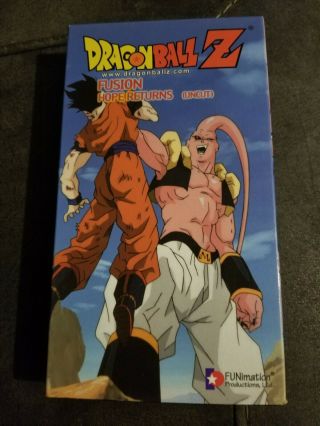 Dragonball Z Hope Returns Uncut Vhs Fusion Saga Dbz Anime Akira Toriyama Vintage