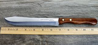 Vintage Ekco Butcher Knife Vanadium Stainless Steel