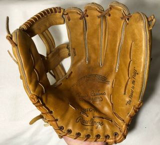 Vtg 70s Cesar Cedeno Rawlings Usa Model Hfg - H Baseball Glove Softball Size