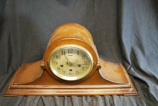 Vintage Antique Ansonia Humpback Mantle Clock No.  1 No Key - A5