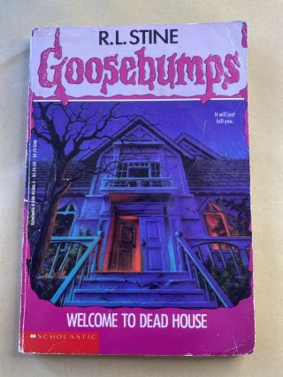 R L Stine Goosebumps 1 Welcome To Dead House Vintage 1992