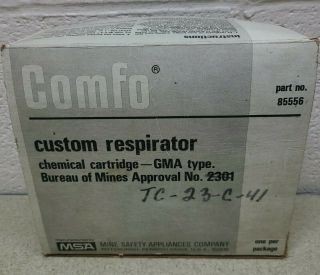 Vintage Msa Comfo 1 Custom Respirator - Msa 85556.