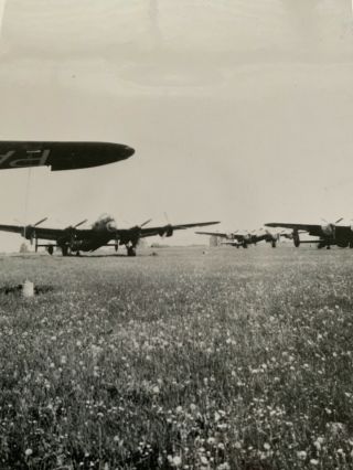 Raf Avro Lancaster Bomber Photograph