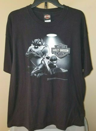 Harley - Davidson Classic Black Tasmanian Devil Xl T - Shirt