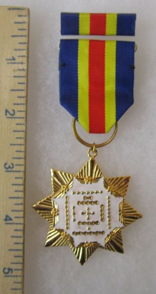Roc Republic Of China Taiwan Order Of The Cosmic Diagram Medal Post Ww2 Vintage