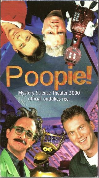Poopie Mystery Science Theater 3000 Official Outtakes Reel Vhs 1998 Comedy Vtg