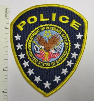 Department Of Veterans Affairs Police Patch Vintage