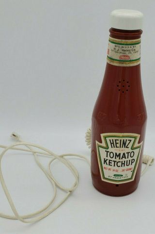 Vintage 1984 Heinz Tomato Ketchup Bottle Shaped Telephone