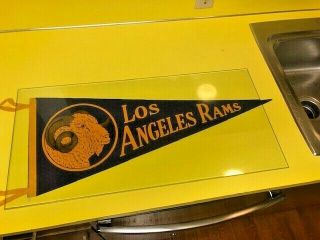 Vintage Los Angeles Rams Football Pennant Early 2