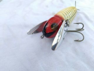 Hey L@@k Old Old Donaly Heddon Crazy Crawler Xrw Red/white Fishing Lure L@@k