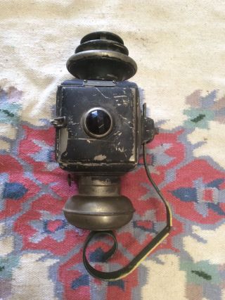 Antique Solar Model 1132 1909 Auto Carriage Buggy Oil Lamp Light Model T Side Nr