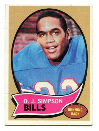 O.  J.  Simpson 1970 Topps 90 Rc Rookie Bills Ex/mt,  47418