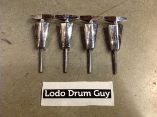(4) Pearl Bass Drum T - Rod And Claw Set You Get All 4 Rods/claws Vintage Sr5