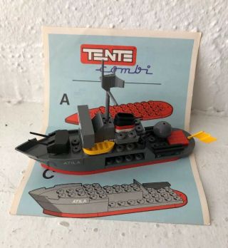 Vintage 80s Tenti Combi Atila Ocean Ship Complete With Instructions Exin Series