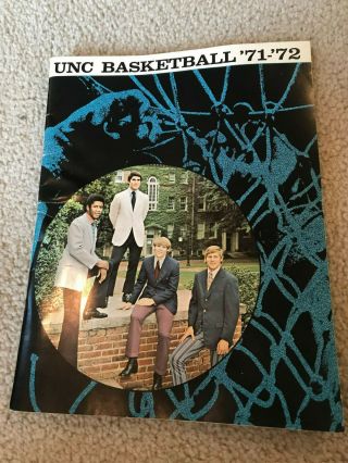 1971 - 72 North Carolina Tar Heels Basketball Yearbook Dean Smith,  Wuycik,  Karl,
