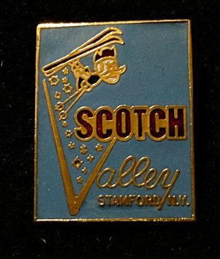 Scotch Valley Was Deer Run Lost Area 1962 - 1998 Skiing Ski Pin York Travel