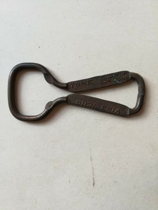 Antique Tome Coca Cola Coke Metal Bottle Opener From 40 