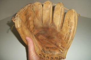 Vintage Rawlings Mickey Mantle Df1 Rht Baseball Fielders Glove 1950s - 1960s 2