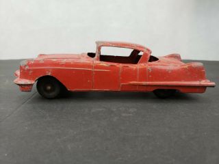 Vintage Toy By Structo 1950s Red Diecast Cadillac,  Approx 6 1/2 " Long