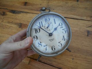 Antique Westclox Usa Big Ben Alarm Clock Runs