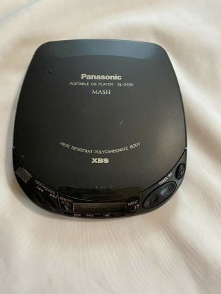 Vintage 1995 Panasonic Marlboro Mash Xbs Portable Cd Player Sl - S160 No Cords