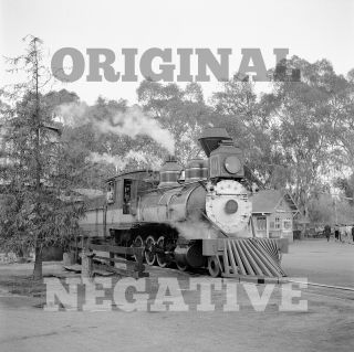 Orig 1956 Negative - Knotts Berry Farm Rio Grande Southern California Railroad