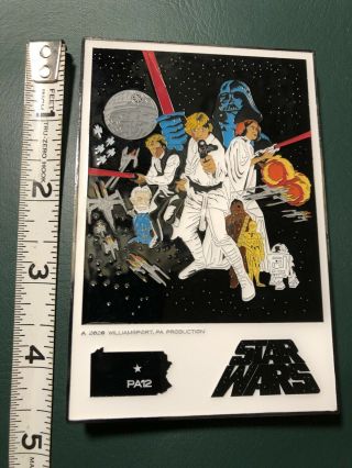 Little League Pins Star Wars Movie Poster Pin Numbered Only 50 Made Last One