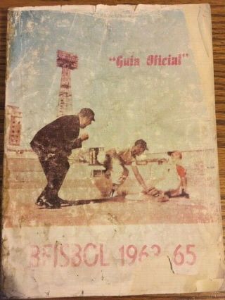 1963 - 65 Cuban Baseball Guide
