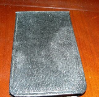 Vintage Notebook Paper Spiral Police Detective Style Black Flip Note Pad Spiral