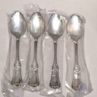 Set Of 4 Birks Francis I Sterling Silver Teaspoons In Packages S155