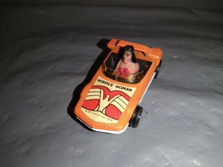Vintage Corgi Juniors Dc Comics Wonder Woman 1979 Diecast 1:64 Miniature Toy Car