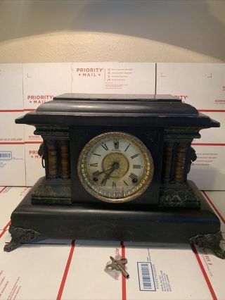 Antique Sessions Clock Co.  8 Day,  Half Hour Strike,  Parts/repair