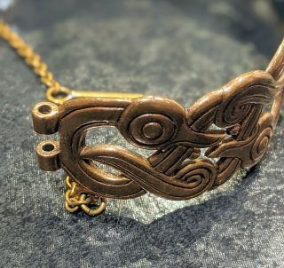Kalevala Koru Finland Bronze Hinged Bracelet,  vintage,  iku - torsu,  snake jewelry 3