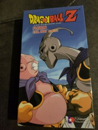 Dragonball Z Evil Buu Uncut Vhs Fusion Saga Dbz Anime Akira Toriyama Vintage