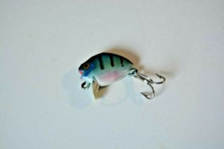 Heddon Punkie Spook Fly Fishing Lure Pumpkin Seed UNFISHED? Bluegill Color 2